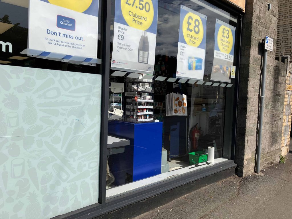 White Opaque Window Film Kingsteignton Devon Window Tinting