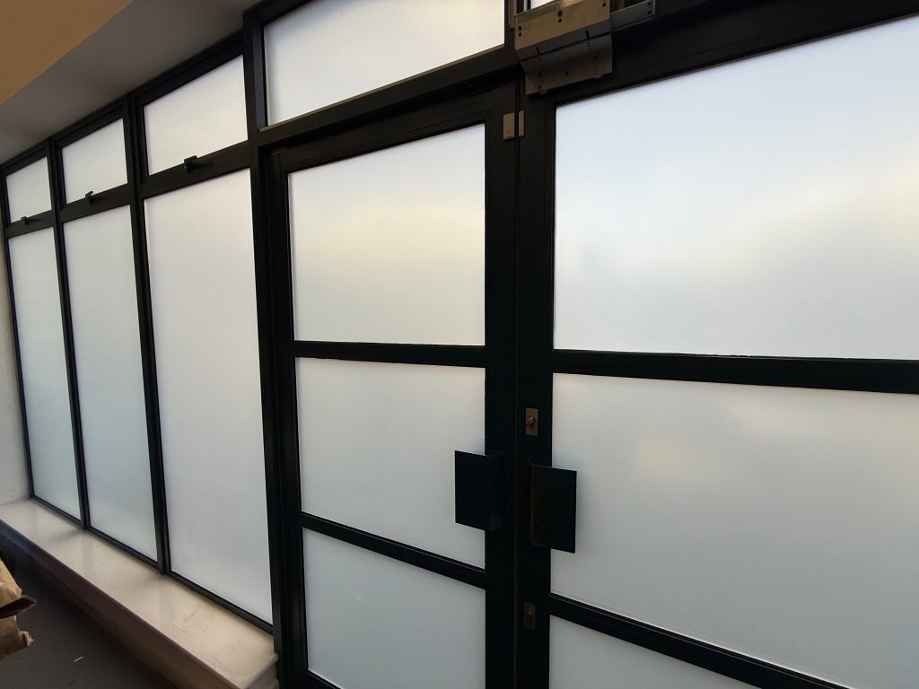 Frosted Obscured Workshop Glazing Exeter