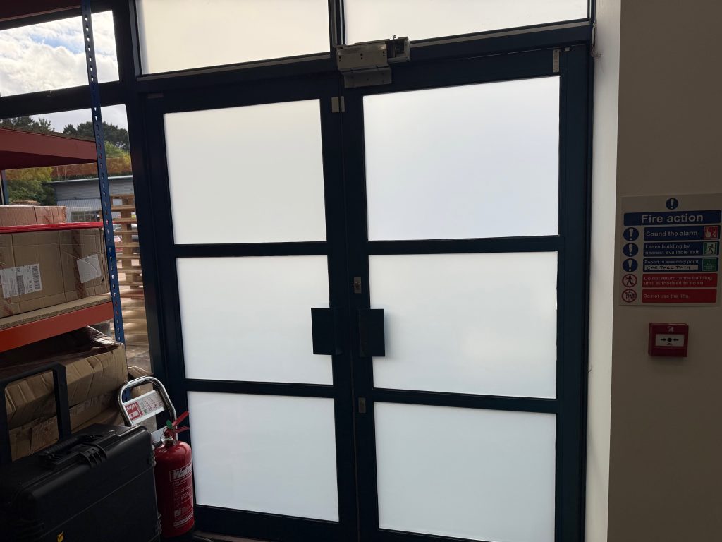 Workshop Frosted Window Film