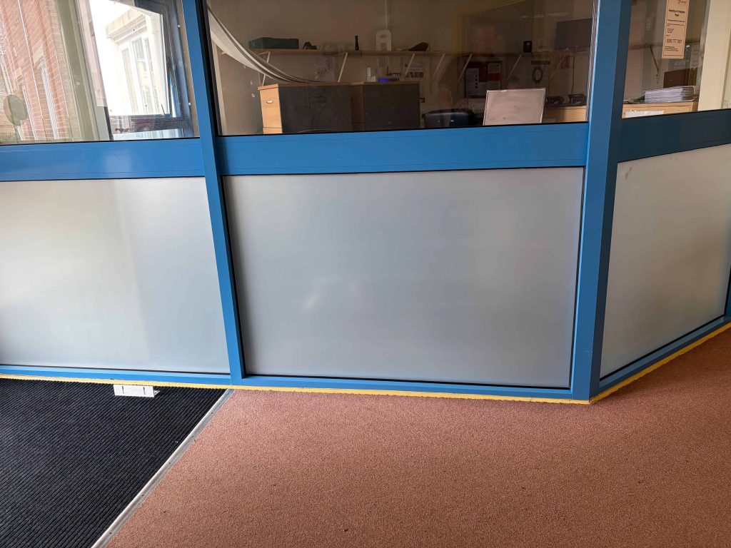 Frosted Window Film Office Privacy Exeter
